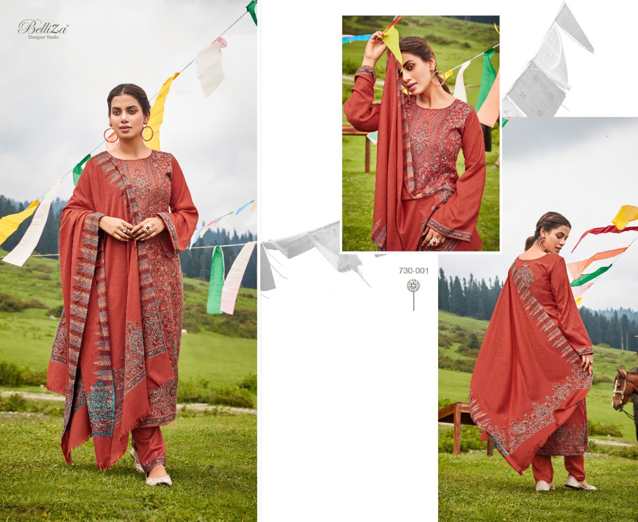 Belliza Nazma Exclusive Wear Pashmina Kaani Wholesale Dress Collection